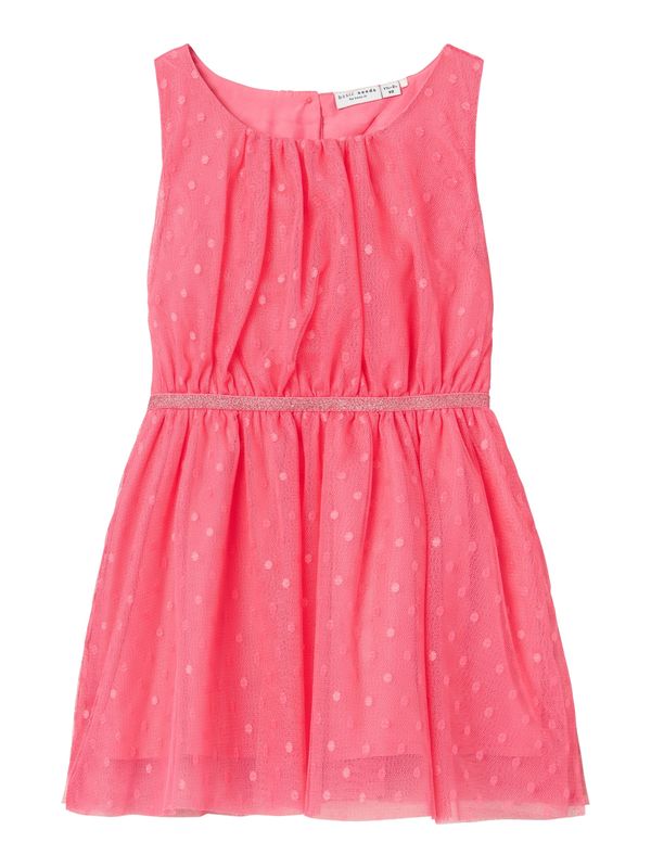 NAME IT NAME IT Рокля 'SPENCER'  розово / сребърно