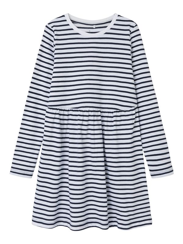 NAME IT NAME IT Рокля 'TALLI'  сапфирено синьо / бяло