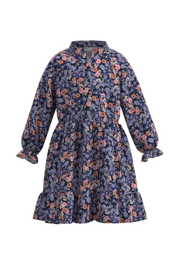 NAME IT NAME IT Рокля 'Tirulle'  нейви синьо / пастелнолилаво / светлолилаво / оранжево