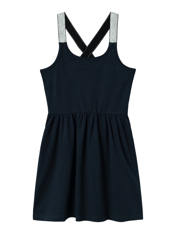 NAME IT NAME IT Рокля 'VALS'  тюркоазен / сапфирено синьо