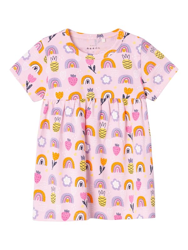 NAME IT NAME IT Рокля 'VANDORA'  лилав / оранжево / бледорозово / светлорозово