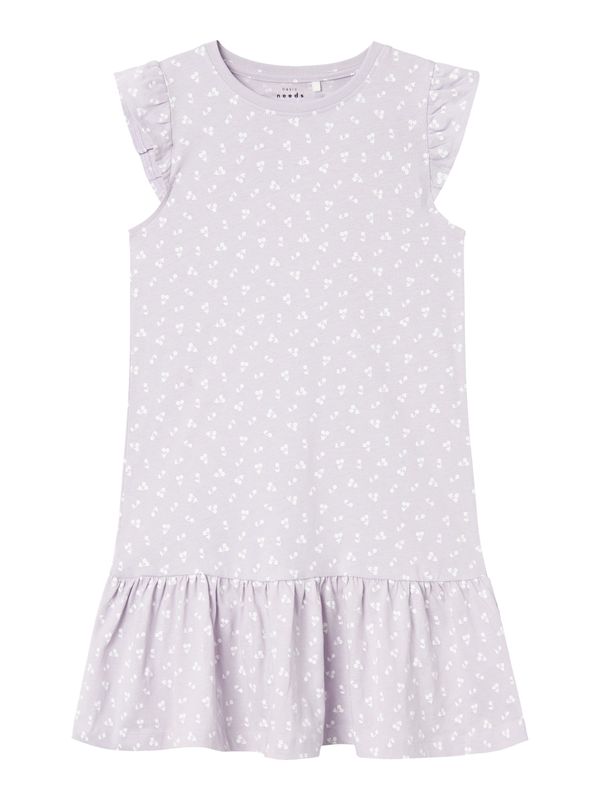NAME IT NAME IT Рокля 'VIDA'  орхидея / мръсно бяло