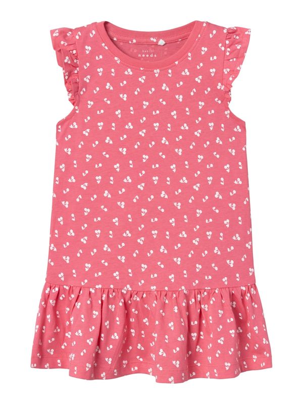 NAME IT NAME IT Рокля 'VIDA'  питая / бяло