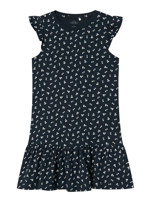 NAME IT NAME IT Рокля 'VIDA'  сапфирено синьо / бяло