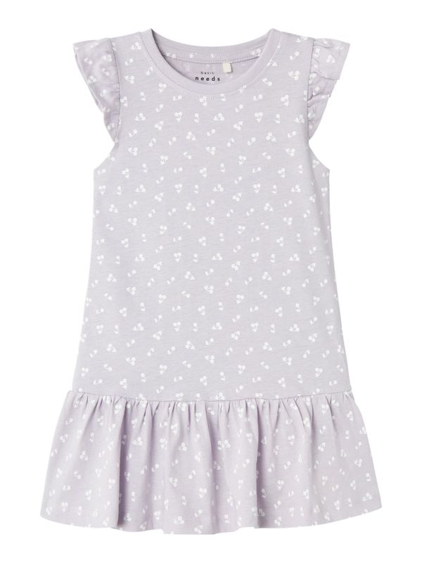 NAME IT NAME IT Рокля 'VIDA'  светлолилаво / бяло
