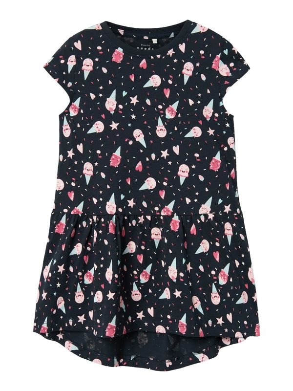 NAME IT NAME IT Рокля 'VIGGA'  нейви синьо / мента / магента / пастелно розово