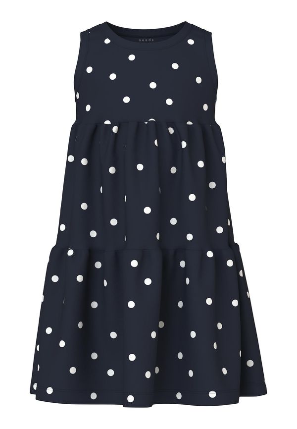 NAME IT NAME IT Рокля 'VIGGA'  сапфирено синьо / бяло