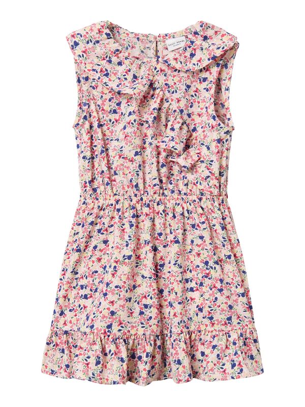 NAME IT NAME IT Рокля 'VINAYA'  синьо / зелено / светлорозово / бял меланж