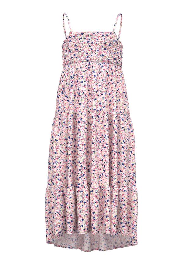 NAME IT NAME IT Рокля 'VINAYA'  синя тинтява / жълто / бледорозово / бял меланж