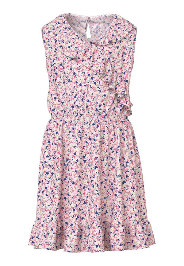 NAME IT NAME IT Рокля 'VINAYA'  тъмносиньо / бледорозово / розе / бял меланж