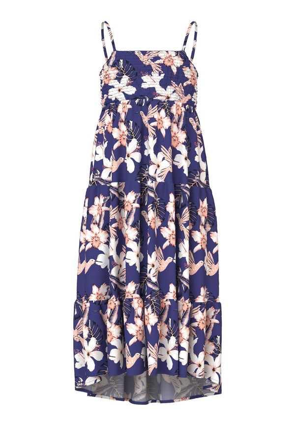 NAME IT NAME IT Рокля 'Vinaya'  тъмносиньо / пепел от рози / мръсно бяло