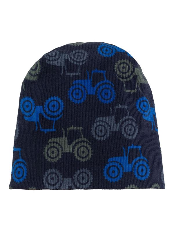 NAME IT NAME IT Шапка 'MARLOW'  нейви синьо / сапфирено синьо / сиво-кафяво