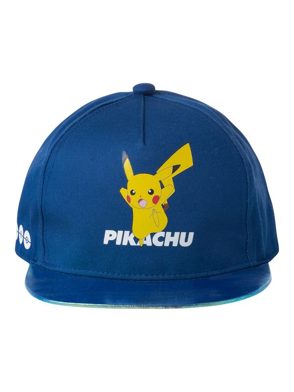 NAME IT NAME IT Шапка с периферия 'Madhat'  синьо / жълто / червено / мръсно бяло