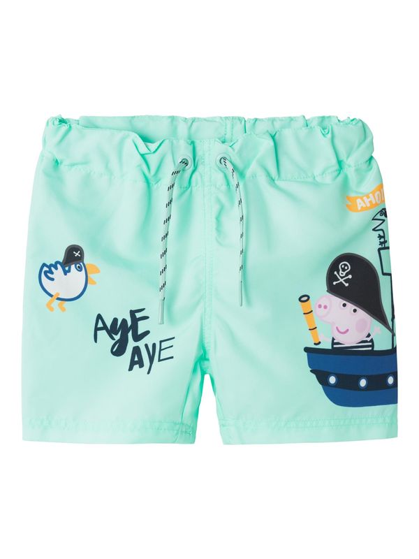 NAME IT NAME IT Шорти за плуване 'MOISE'  нейви синьо / тюркоазен / жълто / розово