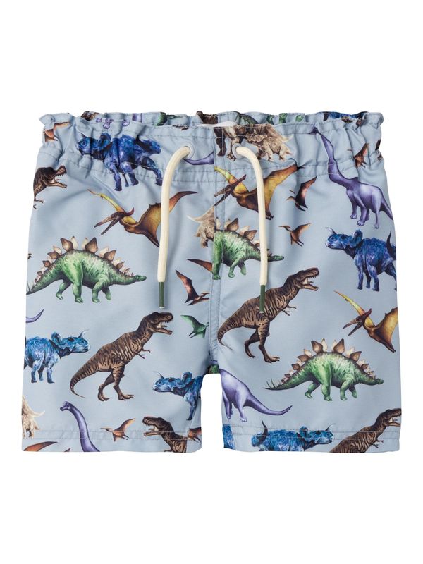 NAME IT NAME IT Шорти за плуване 'ZIMON'  светлосиньо / кафяво / горчица / зелено