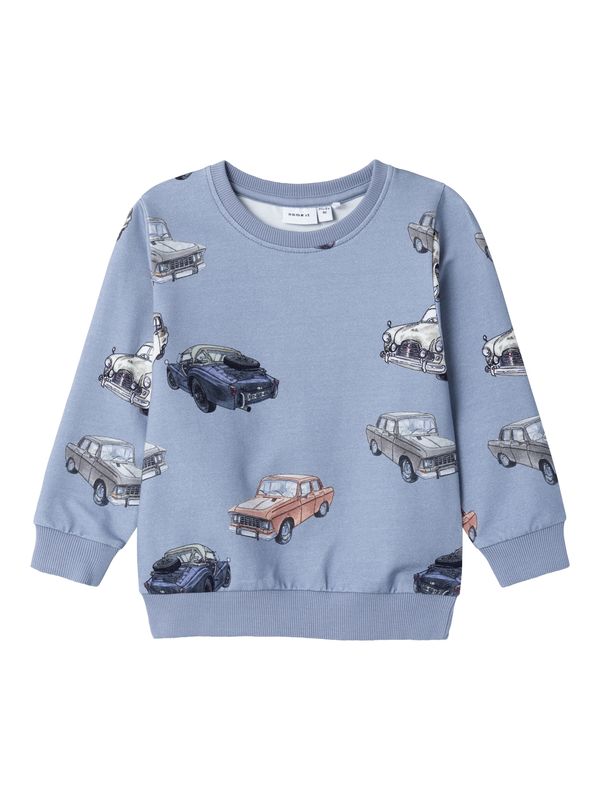 NAME IT NAME IT Суичър 'BILO'  светлосиньо / тъмносиньо / светлосиво / пастелно оранжево