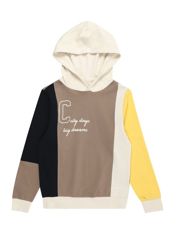 NAME IT NAME IT Суичър 'DISTIAN'  бежово / жълто / таупе сиво / черно