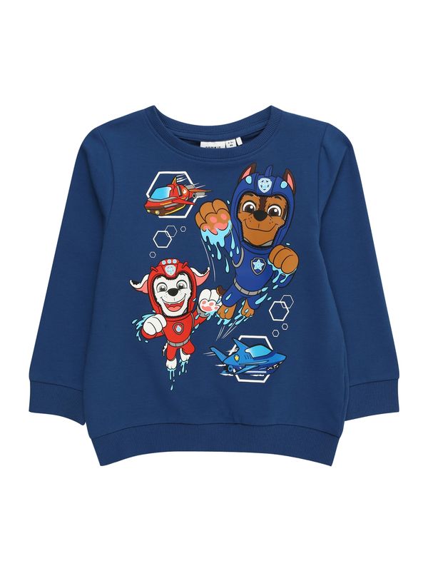 NAME IT NAME IT Суичър 'FINGH PAWPATROL'  тъмносиньо / кафяво / червено / бяло