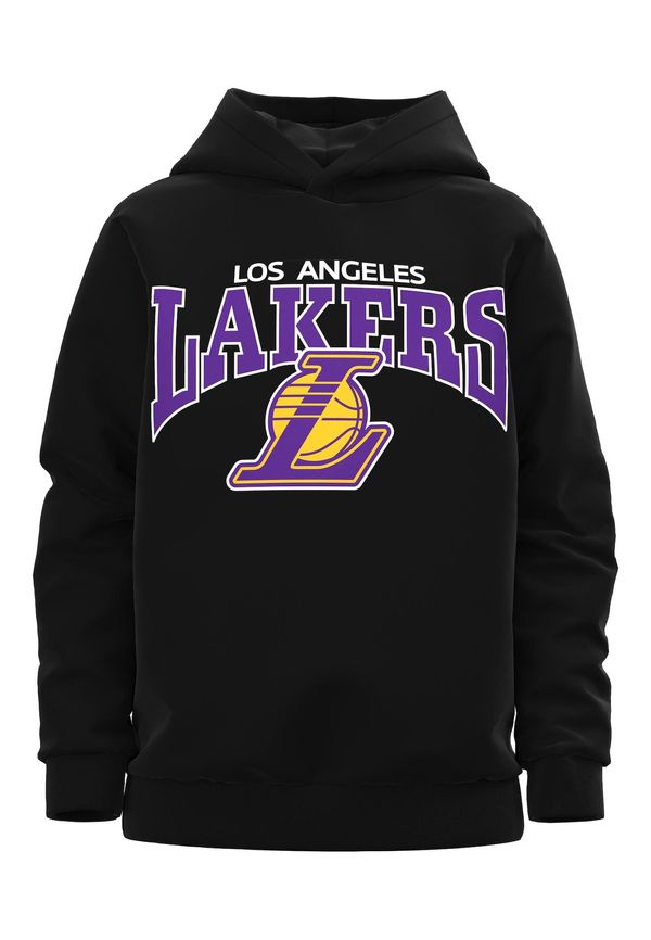 NAME IT NAME IT Суичър 'Jacima'  лилав / черно / мръсно бяло