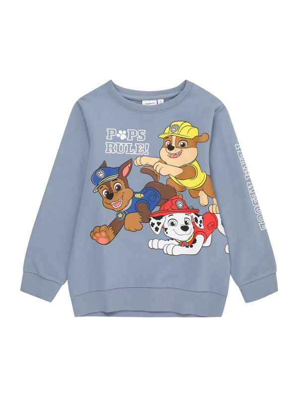 NAME IT NAME IT Суичър 'Jimmy'  опушено синьо / кафяво / жълто / бяло