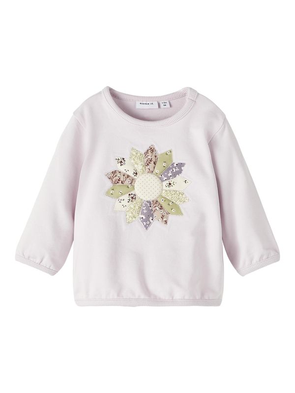 NAME IT NAME IT Суичър 'KIMIA'  бежово / кафяво / зелено / пастелнолилаво