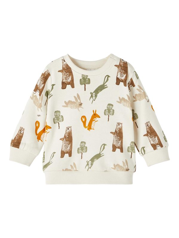 NAME IT NAME IT Суичър 'Ono'  кремаво / кафяво / каки / оранжево