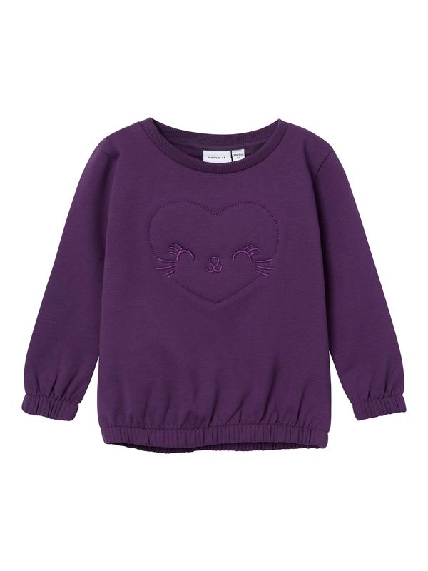 NAME IT NAME IT Суичър 'SANDIE'  тъмнолилаво