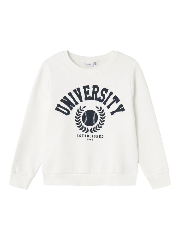 NAME IT NAME IT Суичър 'Tille'  черно / бяло