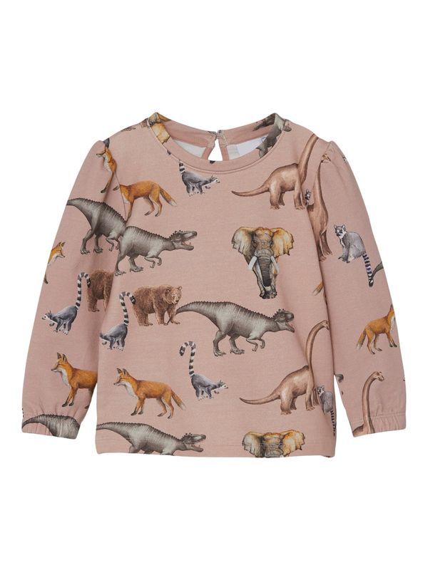 NAME IT NAME IT Суичър 'Tori'  кафяво / коняк / сиво / пепел от рози