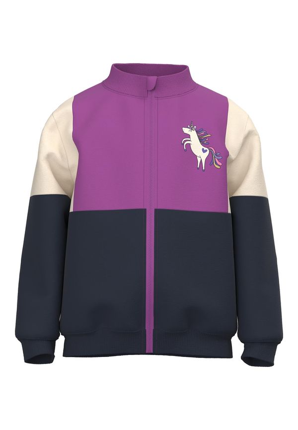 NAME IT NAME IT Суичъри с качулка 'NILA'  кремаво / нейви синьо / пурпурно / бяло