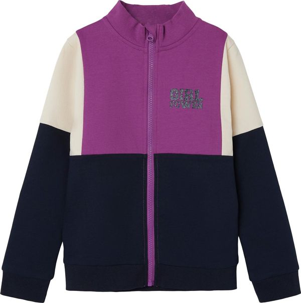 NAME IT NAME IT Суичъри с качулка 'Nilea'  кремаво / нощно синьо / розово