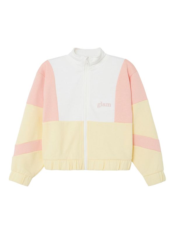 NAME IT NAME IT Суичъри с качулка  жълто / праскова / бяло