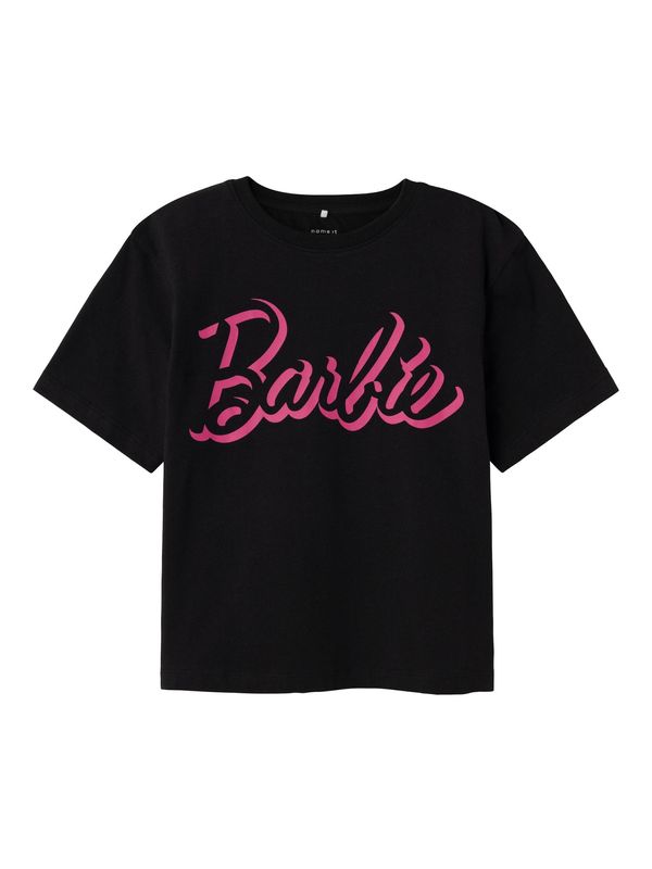 NAME IT NAME IT Тениска 'Dalina Barbie'  розово / черно