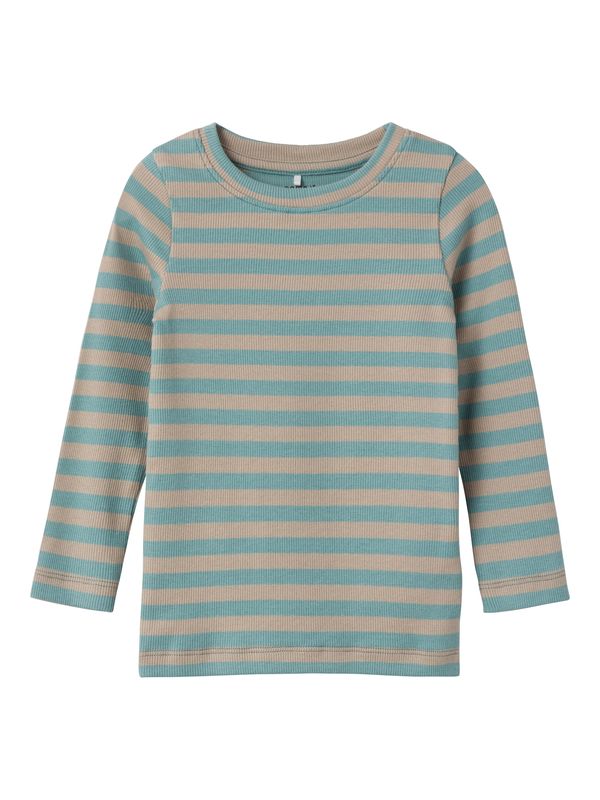 NAME IT NAME IT Тениска ' DECLAN'  бежово / светлосиньо