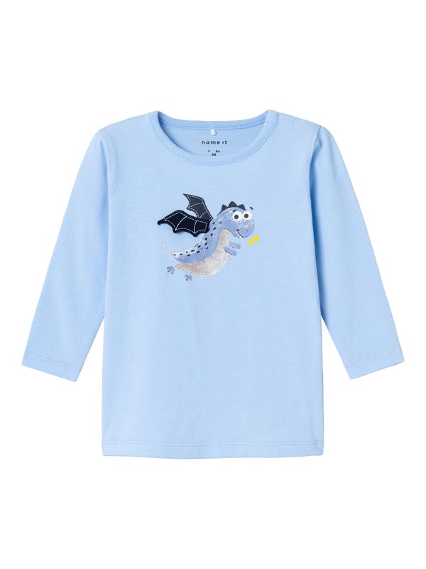 NAME IT NAME IT Тениска 'DOLYN'  нейви синьо / светлосиньо