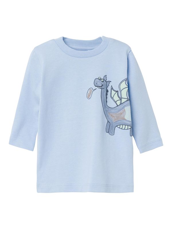 NAME IT NAME IT Тениска 'DRUM'  бежово / нейви синьо / светлосиньо / мента