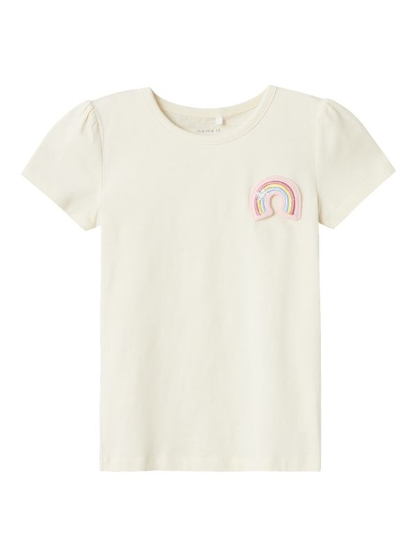 NAME IT NAME IT Тениска 'FEDORA'  кремаво / светлосиньо / жълто / светлорозово