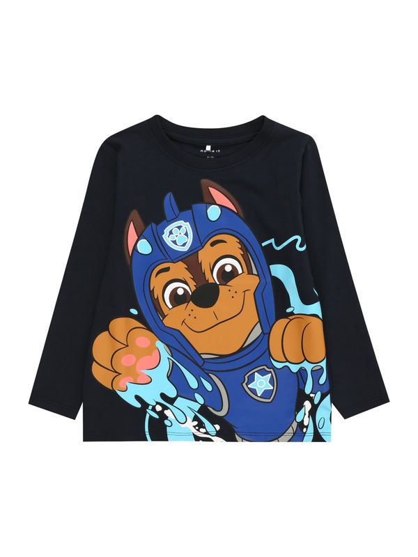 NAME IT NAME IT Тениска 'FILE PAWPATROL'  морскосиньо / синя тинтява / светлосиньо / коняк