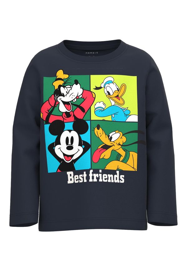 NAME IT NAME IT Тениска 'Jagd'  сапфирено синьо / пъстро