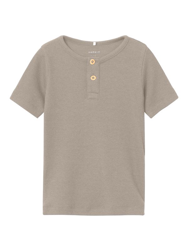 NAME IT NAME IT Тениска 'Kab'  тъмнобежово