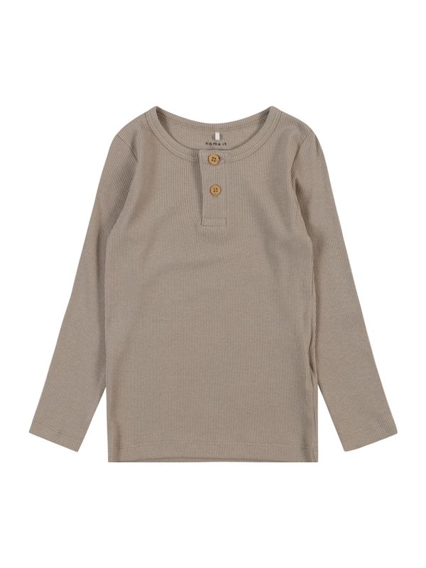 NAME IT NAME IT Тениска 'KAB'  тъмнобежово