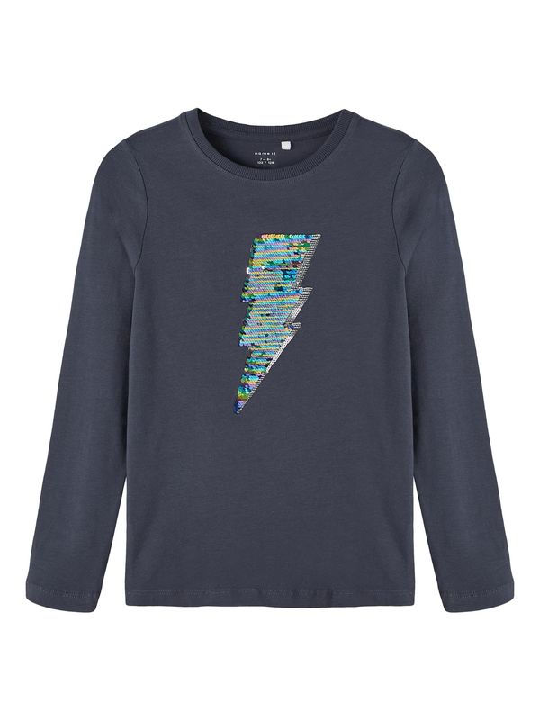 NAME IT NAME IT Тениска 'Nipastar'  нейви синьо / жълто / сиво / зелено