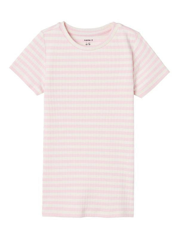 NAME IT NAME IT Тениска 'SURAJA'  светлобежово / бледорозово