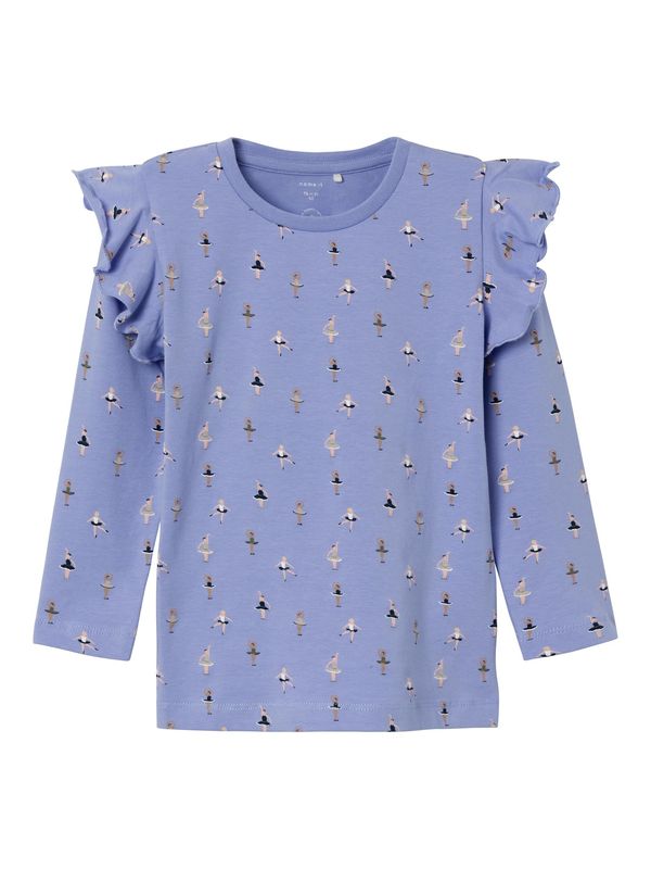 NAME IT NAME IT Тениска 'TUT'  пастелнолилаво / карминено червено