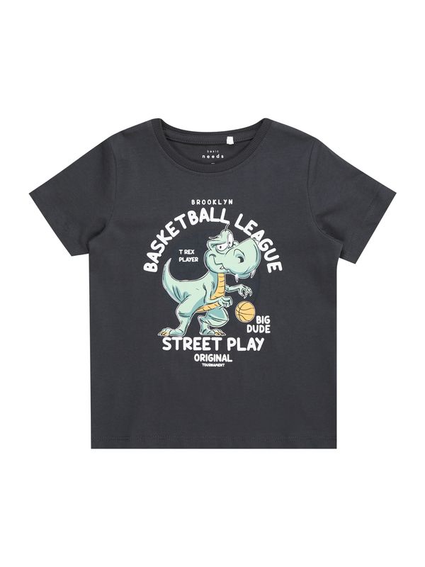 NAME IT NAME IT Тениска 'VICTOR'  нейви синьо / жълто / мента / бяло