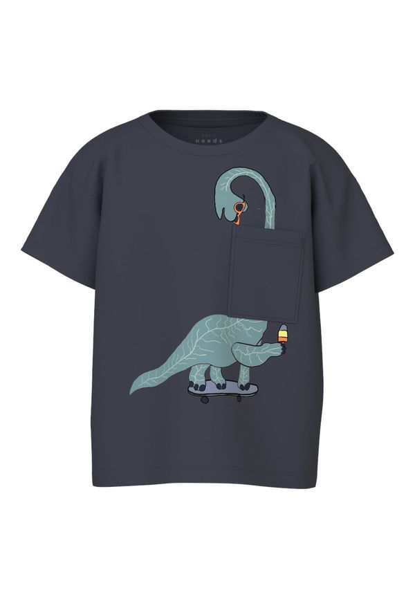 NAME IT NAME IT Тениска 'VILIAN'  тъмносиньо / нефритено зелено / лилав / оранжево