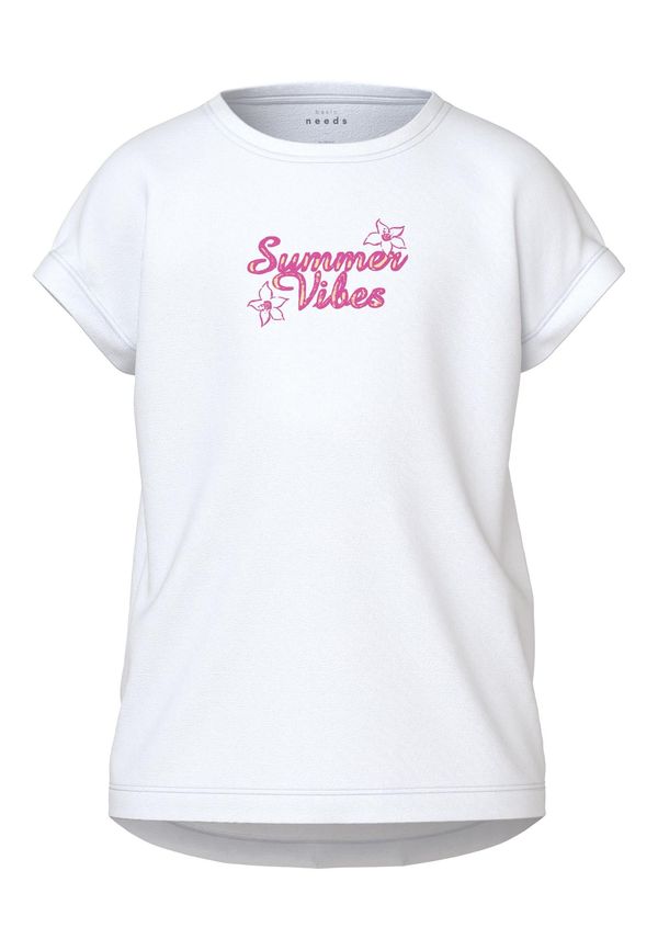 NAME IT NAME IT Тениска 'VIOLET'  жълто / розово / бяло