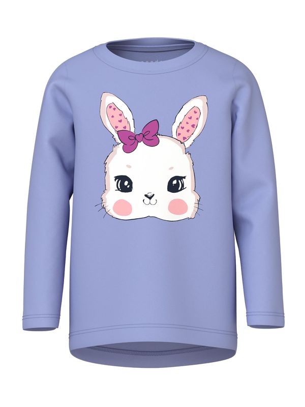 NAME IT NAME IT Тениска 'Vix'  боровинка / светлолилаво / светлорозово / бяло