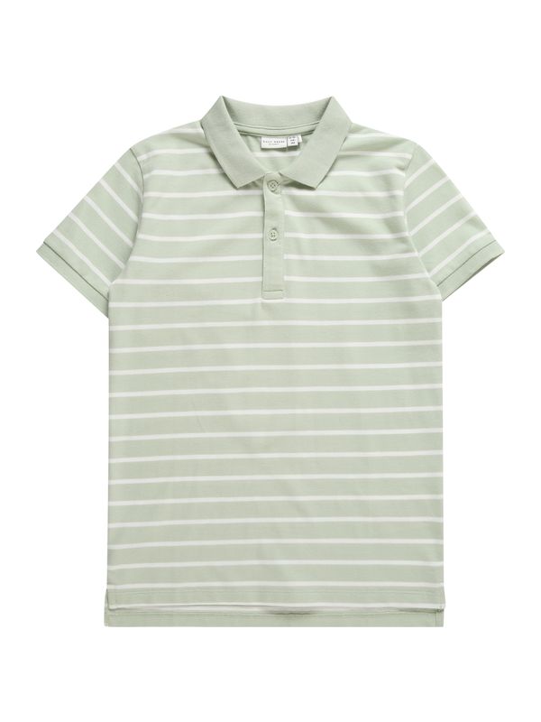 NAME IT NAME IT Тениска 'Volo'  мента / бяло