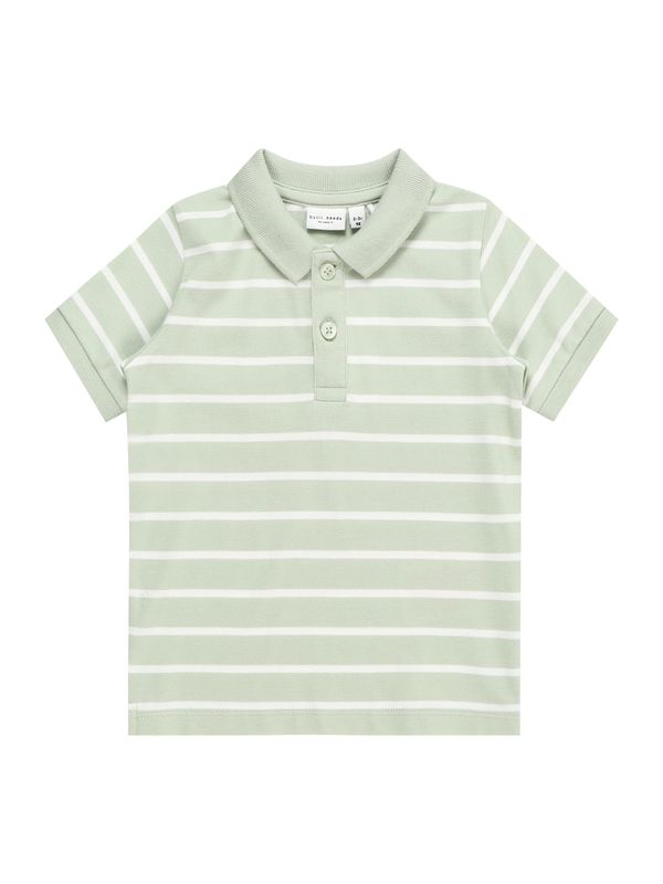 NAME IT NAME IT Тениска 'VOLO'  мента / бяло